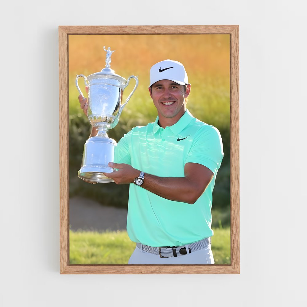 Poster Le Triomphe de Koepka – affiche Golf (vue 4)